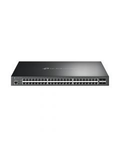 Tp-Link SG3452XP omada dispositivo de redes gestionado l2+ gigabit ethernet (10/100/1000) energía sobre (poe) 1u negro