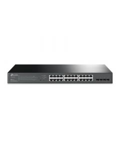 Tp-link tl-sg2428p Switch Inteligente Jetstream Gigabit - (24) Puertos Poe 10 100 Mbps Rj45, (4) Sfp Slots
