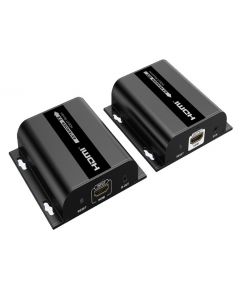 Saxxon LKV38340 LKV38340- kit extensor hdmi sobre ip  resolucion 1080p cat 5e 6 hasta 120 metros 253 receptores delay de 70ms hdbit transmisor ir plug and play