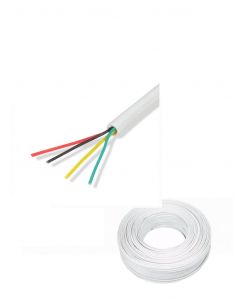 Saxxon OWA4305JF OWA4305JF- cable de alarma 4 conductores  cca calibre 22 awg 305 metros retardante a la flama recomendable para control acceso videoportero audio