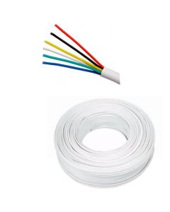 Saxxon OWAC6305JF OWAC6305JF- cable de alarma 6 conductores  cca calibre 22 awg 305 metros retardante a la flama recomendable para control acceso videoportero audio