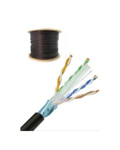 Saxxon OUTPCAT6CCAEXT OUTPCAT6CCAEXT- cable utp cca de 305m  categoria 6 exterior doble forro color negro
