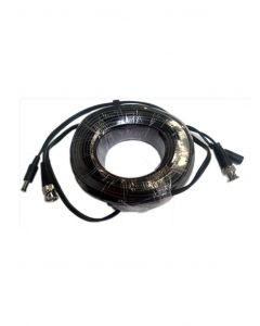 Saxxon wb01-50c Wb0150c - Cable De Video Y Energia 50 Mts  Bnc Macho 1 Conector Hembra Para Camaras Hd Hasta 6w