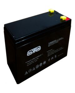 Saxxon CBAT8AH - bateria de respaldo 12 volts libre mantenimiento y facil instalacion  8 ah compatible dsc cctv acceso