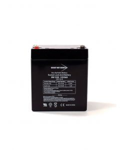 Saxxon BW1250 - batería de respaldo 12 volts libre mantenimiento y fácil instalación  5ah