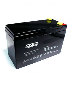 Saxxon CBAT12AH - bateria de respaldo 12 volts libre mantenimiento y facil instalacion / ah/ compatible con cctv/ acceso/ bosch