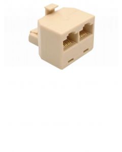 Saxxon 300-024 Adaptel - Adaptador Telefonico  2 Jacks A 1 Plug De 4 Contactos