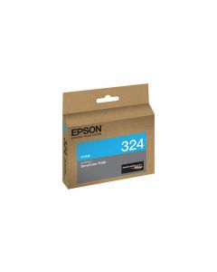 Epson T324220-AL c13t324220 t324220 cartucho de tinta original rendimiento estándar fotos cian
