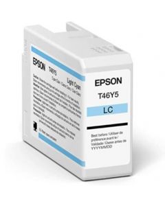 Epson T46Y500 tinta ultrachrome pro10 t46y 50ml color cian claro
