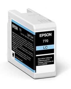 Epson T770520 tinta ultrachrome pro10 t770 25ml color cian claro