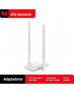 Mercusys mw300uh Adaptador - Alámbrico, Usb, Inalámbrica, Blanco, 300 Mbps