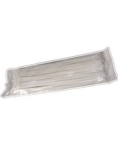 Saxxon SBE-3.6X200 cn36x200 - cincho sujetacable  3.6 mm x 200 blanco bolsa con 100 piezas nylon