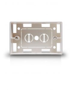 Saxxon A164-B  WHITE a164b - caja para placa de pared usos multiples color blanco