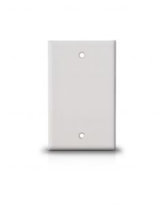 Saxxon a175 - Placa De Pared Ciega  Sin Puertos Color Blanco