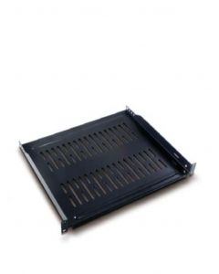Saxxon 701402.04 70140204- charola ventilada para monitor  medidas 19 de ancho x 14 pulgadas profundidad 2 ur soporta 22 kg acero