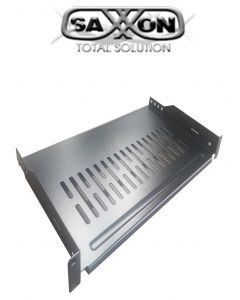 Saxxon 701401.01 70140101- charola ventilada para gabinete y rack  medidas de 19 pulgadas ancho x 10 profundidad 1 ur soporta hasta kg