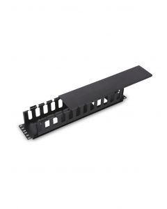 Saxxon j606-9 J6069 - Organizador De Cable Horizontal Para Rack  Un Lado Plastico 2u