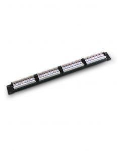 Saxxon p197-48n6 P19748n6 - Patch Panel 48 Puertos  Cat 6 19 Pulgadas Montaje En Rack 2u