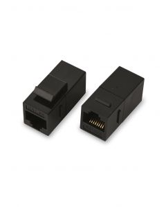 Saxxon m225 - Cople Rj45  Hembra A Cat 5e Color Negro