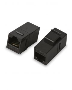 Saxxon m226 - Cople Rj45  Hembra A Cat 6 Color Negro