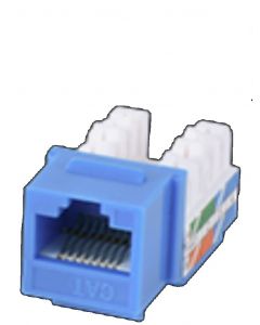 Saxxon m265-c5 blue M265c5b - Modulo Jack Keystone Rj45  8 Hilos Cat 5e Compatible Con Calibres Awg 22-26 Color Azul