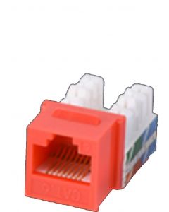 Saxxon m265-6a red M2656ar - Modulo Jack Keystone Rj45  8 Hilos Cat 6a Compatible Con Calibres Awg 22-26 Color Rojo
