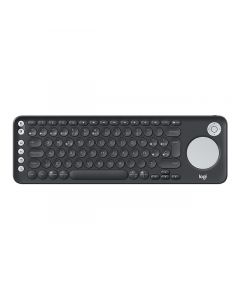 Logitech 920-008833 Teclog730 920-008824 K600 Tv Teclado Bluetooth Qwerty Español Negro  Plata
