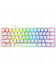 Razer RZ03-03390300-R3M1 teclado huntsman mini - 60  optical gaming keyboard mercury (clicky purple switch)