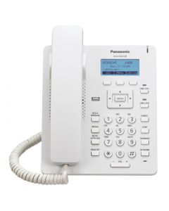 Panasonic kx-hdv130xw Tel-150 Telefono Sip Voip Kx-hdv130x 2 Lineas - Pantalla 23 Audio Hd Altavoz Fullduplex Puertos Lan Poe Blanco