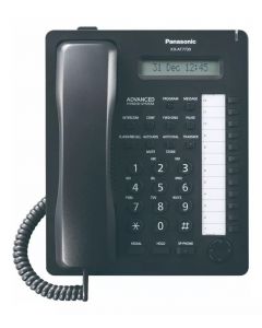 Panasonic kx-at7730x-b Tel-17 Kx-t7730x-b Telefono Kx-t7730 Hibrido Con Pantalla De 1 Linea  12 Teclas Dss Y Altavoz (negro)