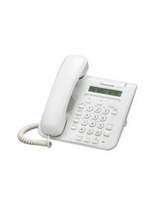 Panasonic kx-nt511pxw Telefono Ip Propietario 1 Linea Lcd 16 Caracteres 3 Teclas Ff 2 Puertos Ethernet Poe Color Blanco