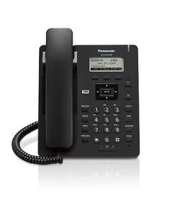 Panasonic kx-hdv100lab Tel-105 Telefono Ip Sip Basico Pantalla 2.3 Lcd Incluye Adaptador Ac No Poe 1 Pto Lan Negro