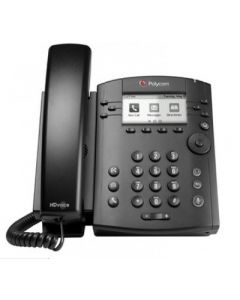 Polycom 200-46161-025 Telefono Vvx 20046161025  6 Lineas Negro