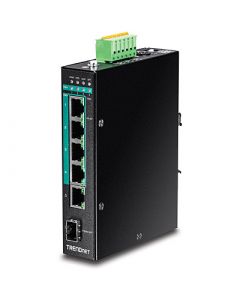 Trendnet tipg541 Switch Dinrail Poe+ Gigabit Industrial