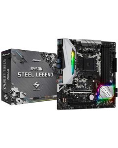 Asrock b450m steel legend Tarjeta Madre Soc Am4 Dp Y Hdmi Ddr4