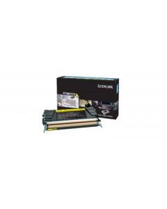 Lexmark x748h1yg Cartucho Toner - 10000 Paginas, Amarillo, Laser, Negro