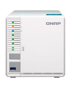 Qnap TS-364-4G-US Qnap-nas alto rendimiento 3 bahias intelceleron 4nucleos(TS-364-4G-US)