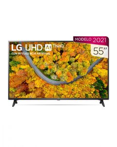 Lg 55UP7500PSF television led 55 pLg smart tv, uhd 3840 * 2160p, web os tv (6.0), active hdr, hdr 10, 2 hdmi, 1 usb. bluetooth 5.0, compatibilidad con google assistant, alexa, airplay 2.