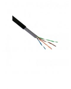 Saxxon ow-doca305jbl1 Outp5eccaext - Cable Utp Cca  Categoria 5e Color Negro Exterior 305 Mts 4 Pares Doble Forro
