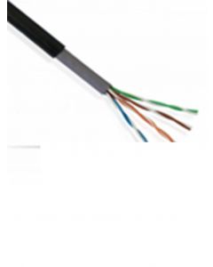 Saxxon ow-o100jbl1 Outpcat5ecopext100 - Cable Utp 100% Cobre  Categoria 5e Color Negro Exterior 100 Mts 4 Pares Redes Video