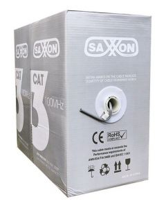 Saxxon OCAT3CCA OCAT3CCA- cable utp cca  categoria 3 color gris interior 305 mts para telefonia y otros usos 2 pares