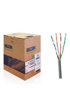 Belden 1583A  008U1000 1583a008u1000 - cable utp 4 pares categoria 5e 24 awg 305 metros 100% cobre color gris