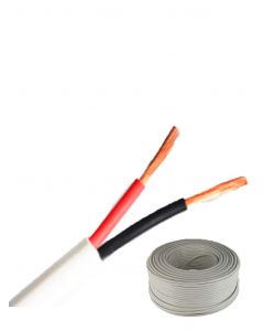 Saxxon ow-ac2100j Owac2100j - Cable De Alarma  2 Conductores Cca Calibre 22 Awg 100 Metros Recomendable Para Control Acceso Videoportero Audio Reforzado