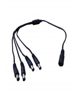 Saxxon wb07 Psuwb07 - Divisor De Energia  Tipo Pulpo 4 Conectores Macho 21 Mm 1 Conector Hembra