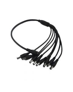 Saxxon PSUWB10 - divisor de energia  tipo pulpo 8 conectores macho 2.1 mm 1 conector hembra