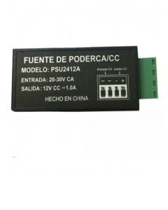 Saxxon cse24-8-12 Psu2412a1 - Convertidor De Energia A 12v Cd  1 Mpere Voltaje Entrada 20v Ca 28v