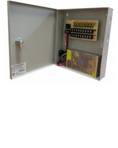 Saxxon cse1210-d9 Psu1210d9 - Fuente De Poder Regulada 12v  10 Amperes Distribuidor Para 9 Camaras 11 A Mp Maximo Por Canal Certificacion Ul