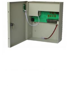 Saxxon cse1210-d9b Psu1210d9b - Fuente De Poder 12v Cd  10 Amperes Distribuidor Para 9 Camaras Espacio Bateria Respaldo Certificacion Ul