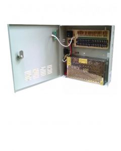 Saxxon cse1220-d18 Psu1220d18 - Fuente De Poder 12v Cd  20 Amperes Distribuidor Para 18 Camaras Certificacion Ul