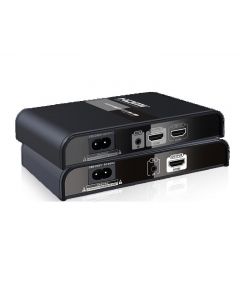 Saxxon LKV380 LKV380- kit extensor  hdmi sobre la linea electrica resolucion 1080p hasta 300 metros hdbit loop transmision de ir 110 a 240vca